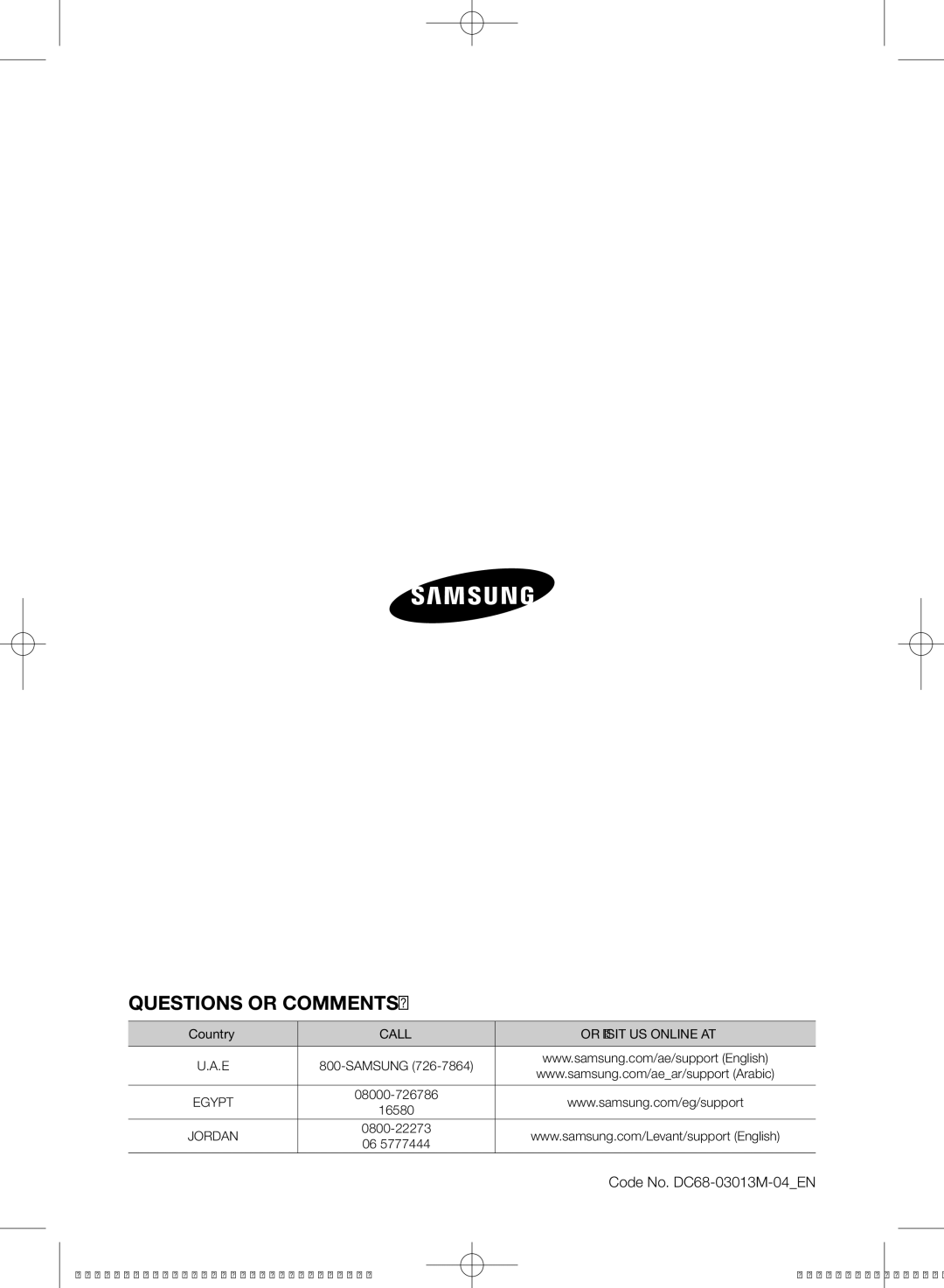 Samsung WF1702W5W/YLO, WF1702W5S/YLO manual Questions or COMMENTS? 