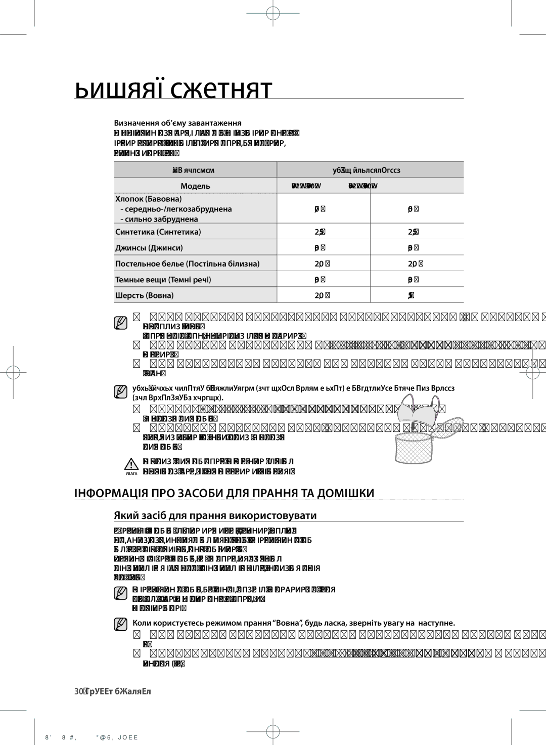 Samsung WF602W2BKWQ/LP, WF702W2BBWQDLP ІНФОРМАЦІя ПРО Засоби Для ПРАННя ТА Домішки, Який засіб для прання використовувати 