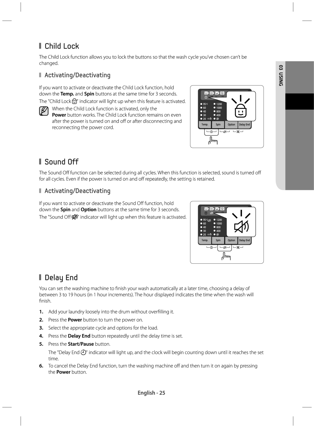 Samsung WF80F5E0W2W/EU manual 