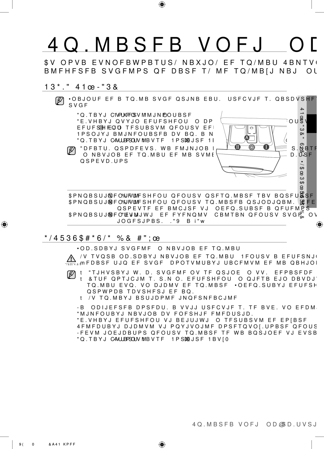 Samsung WF9702N3C/YLE manual Prima Spălare, Instrucţiuni DE Bază, Spălarea unei încărcături de rufe 