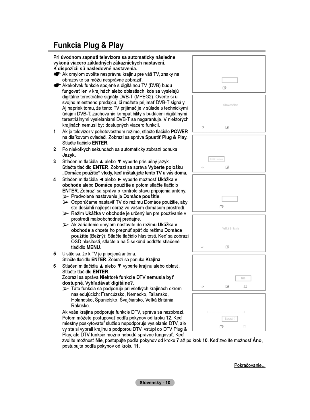 Samsung WMN5090A user manual Funkcia Plug & Play, Dostupné. Vyhľadávať digitálne? 