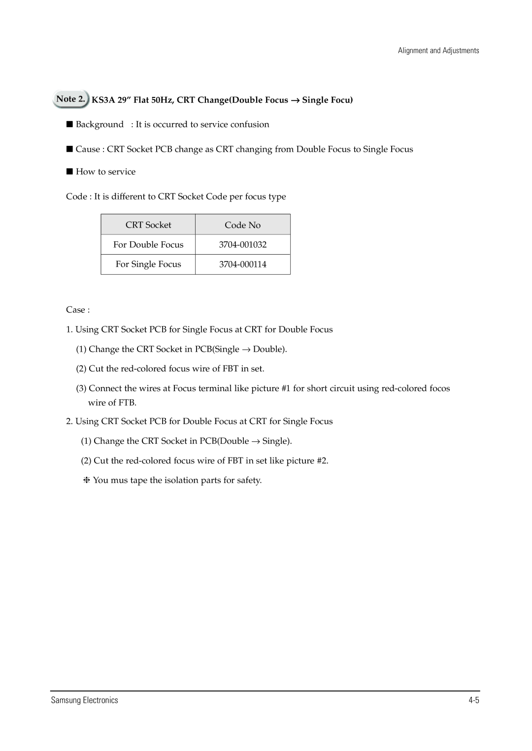 Samsung WS32V56VS8XXEC, WS28V55VS8XXEC, WS28V53NS8XXEC specifications Samsung Electronics 