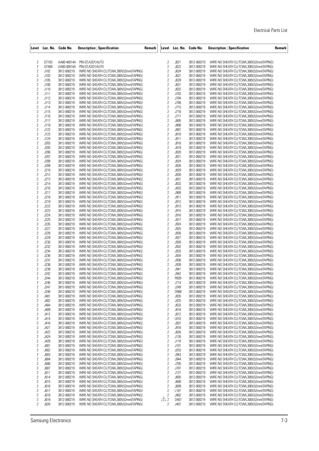 Samsung WS32V56VS8XXEC GT103, J621, GT409, J622, J102, J624, J103, J627, J105, J629, J108, J631, J110, J632, J111, J703 