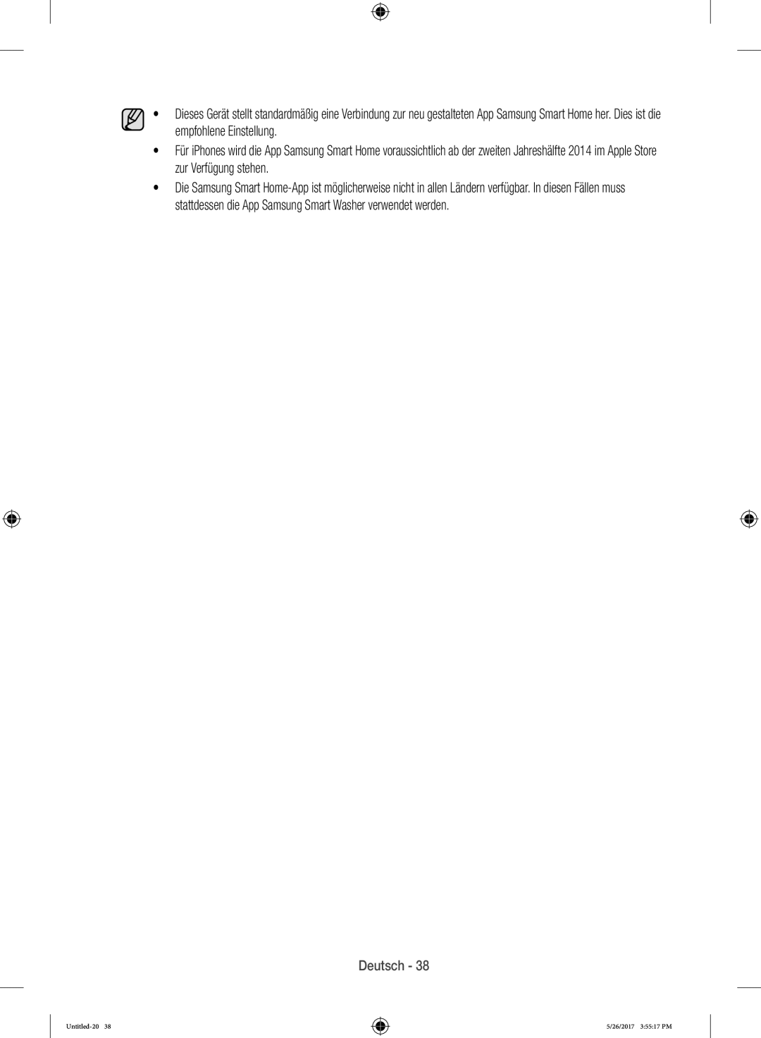 Samsung WW10H9600EW/WS manual Deutsch 