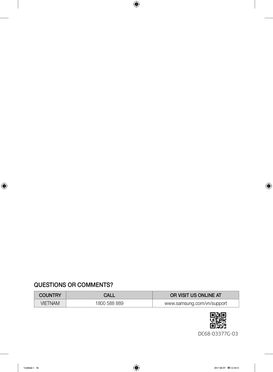 Samsung WW10H9610EW/SV manual Questions or COMMENTS? 