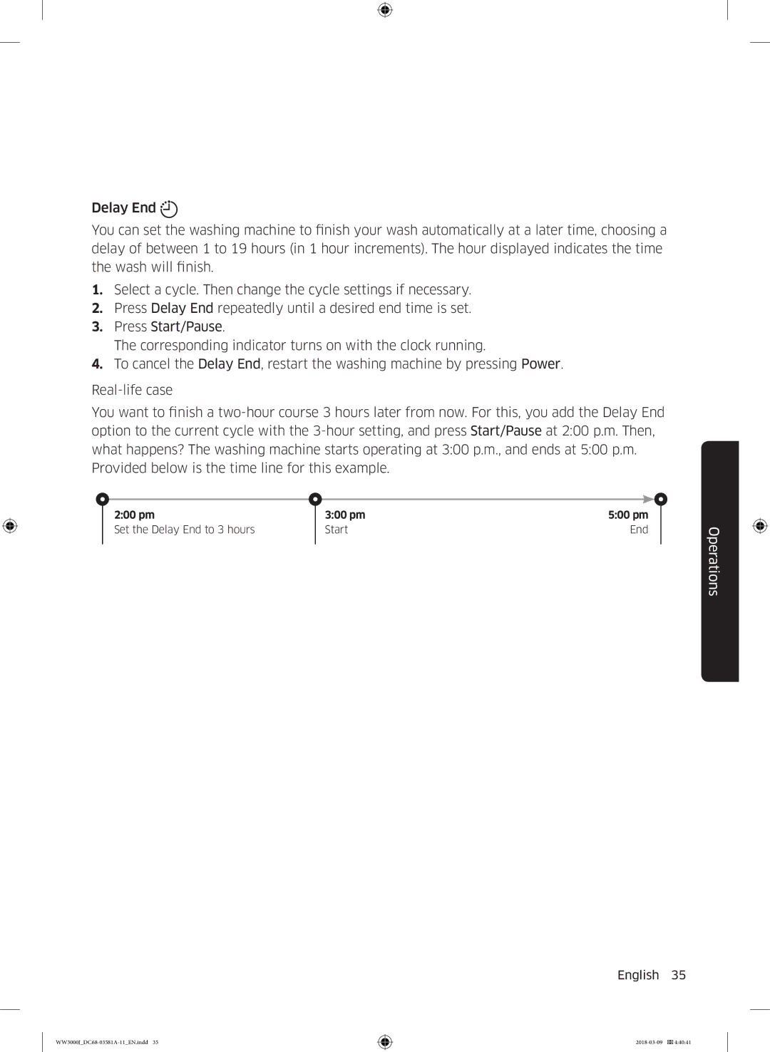 Samsung WW60J3080LW1LE manual 200 pm 300 pm 