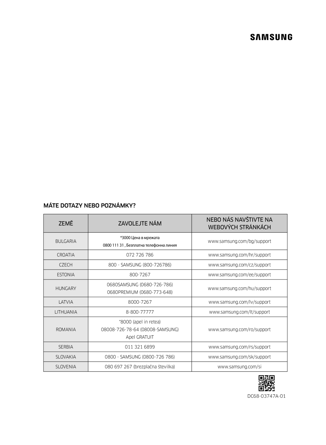 Samsung WW60J42102W/ZE, WW60J4060LW/ZE, WW60J4210LW/ZE, WW60J4260JW/ZE, WW60J42602W/ZE, WW60J4210JW/ZE manual Webových Stránkách 