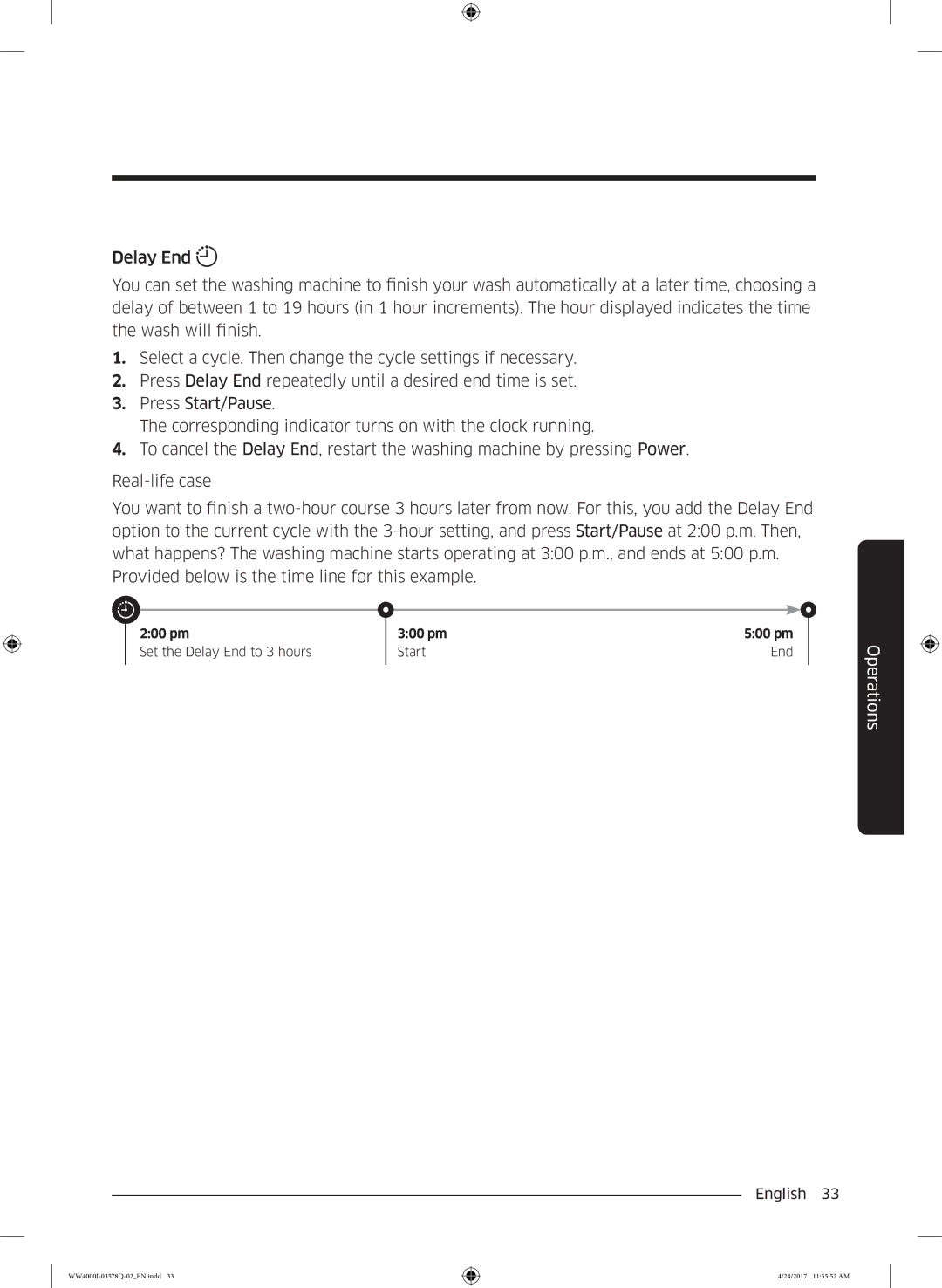 Samsung WW60J4063LW/EO, WW60J4263NW/EO, WW60J42602W/EO, WW60J4063JW/EO, WW60J42132W/EO, WW60J4060LW/EO manual 200 pm 300 pm 