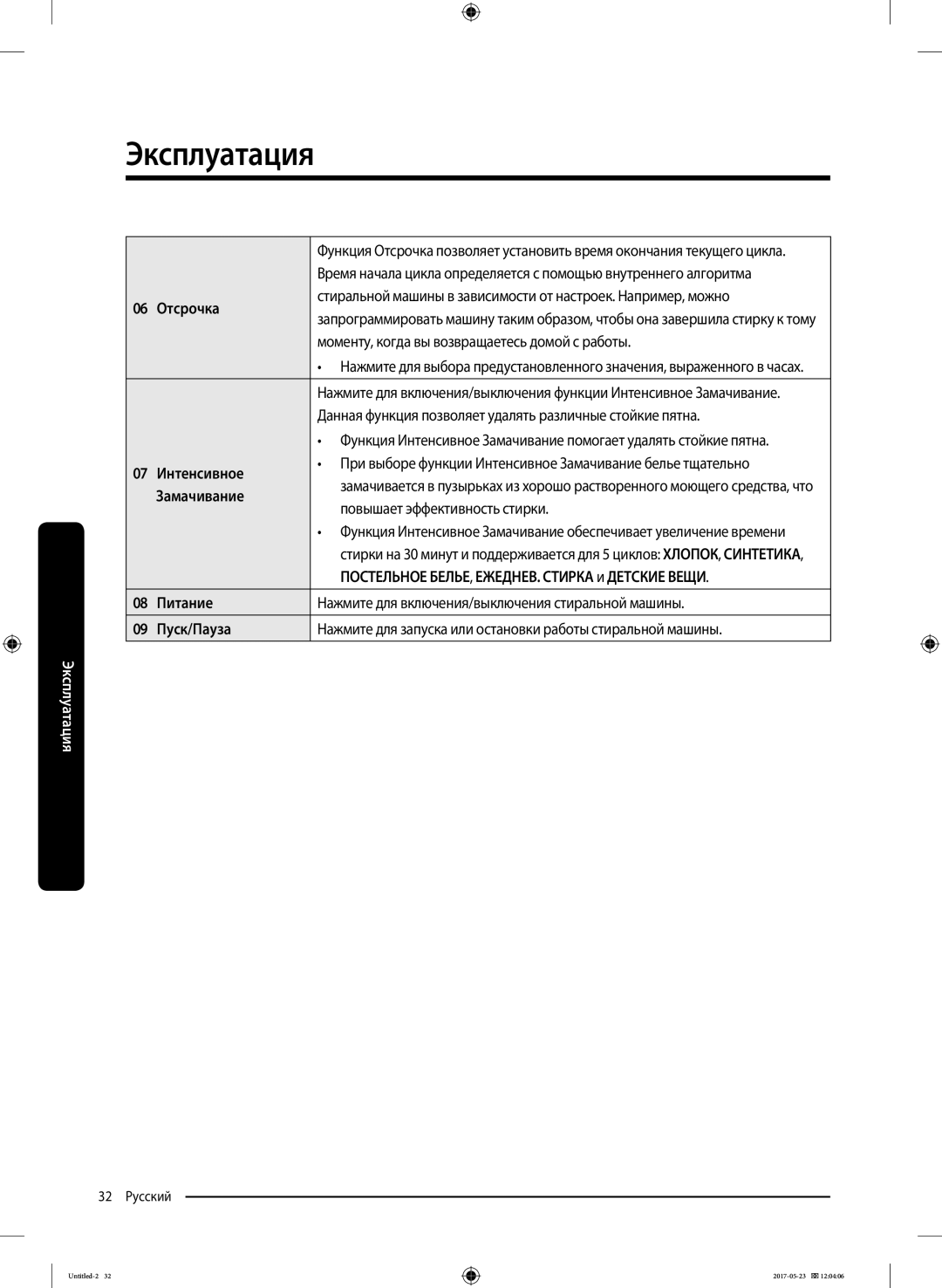 Samsung WW65J42E0HSDLP manual Моменту, когда вы возвращаетесь домой с работы, Замачивание, Повышает эффективность стирки 