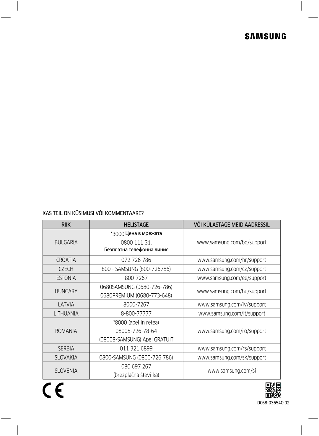 Samsung WW70K5210UX/LE, WW70K5210UW/LE manual 