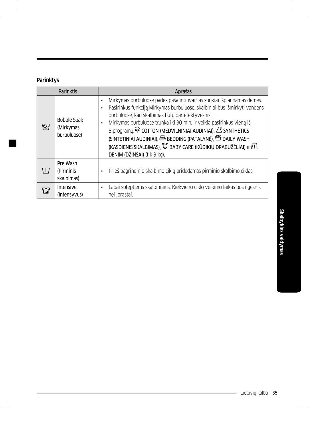 Samsung WW70K5210UW/LE, WW70K5210UX/LE manual 