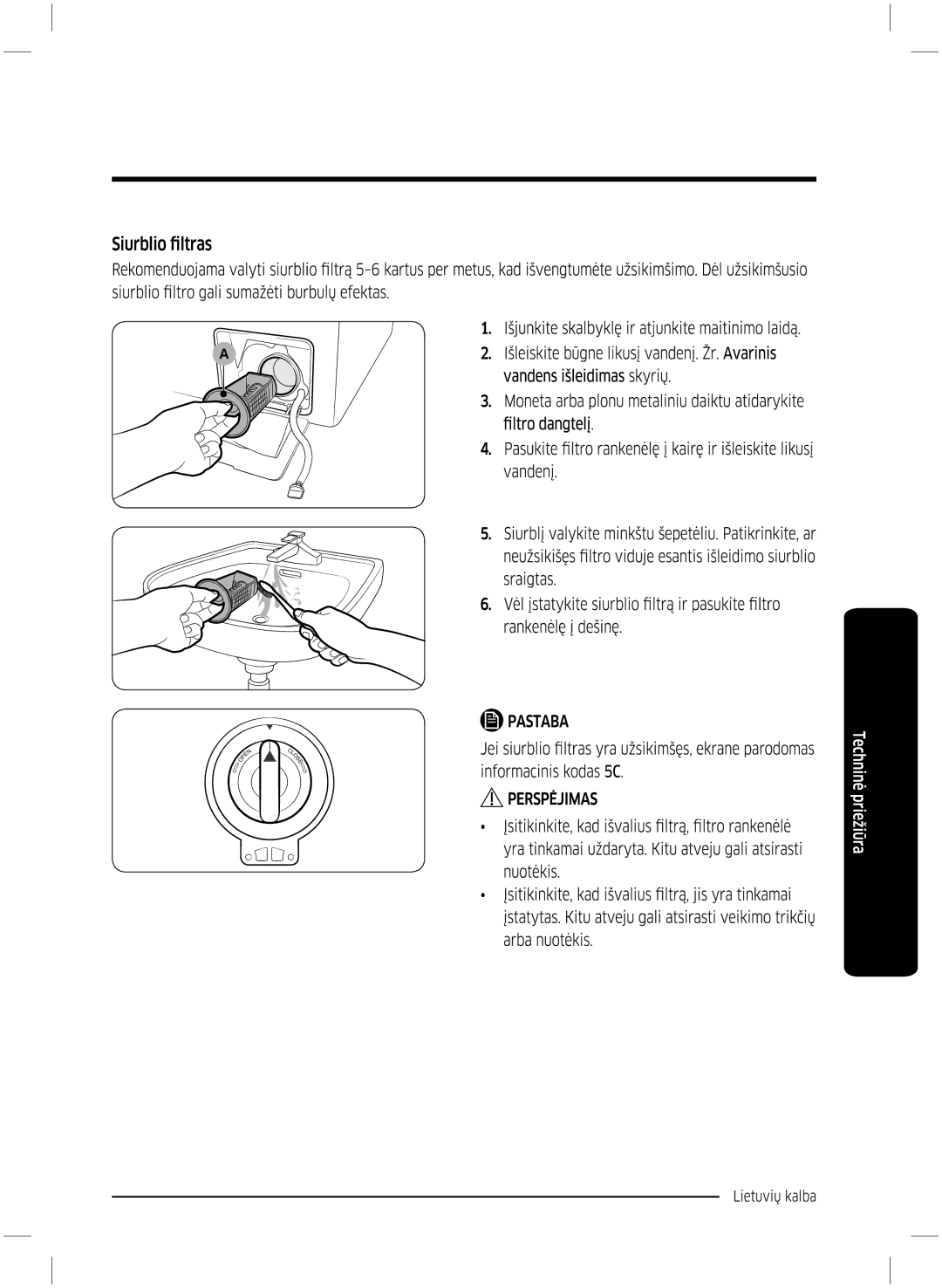 Samsung WW70K5210UW/LE, WW70K5210UX/LE manual 