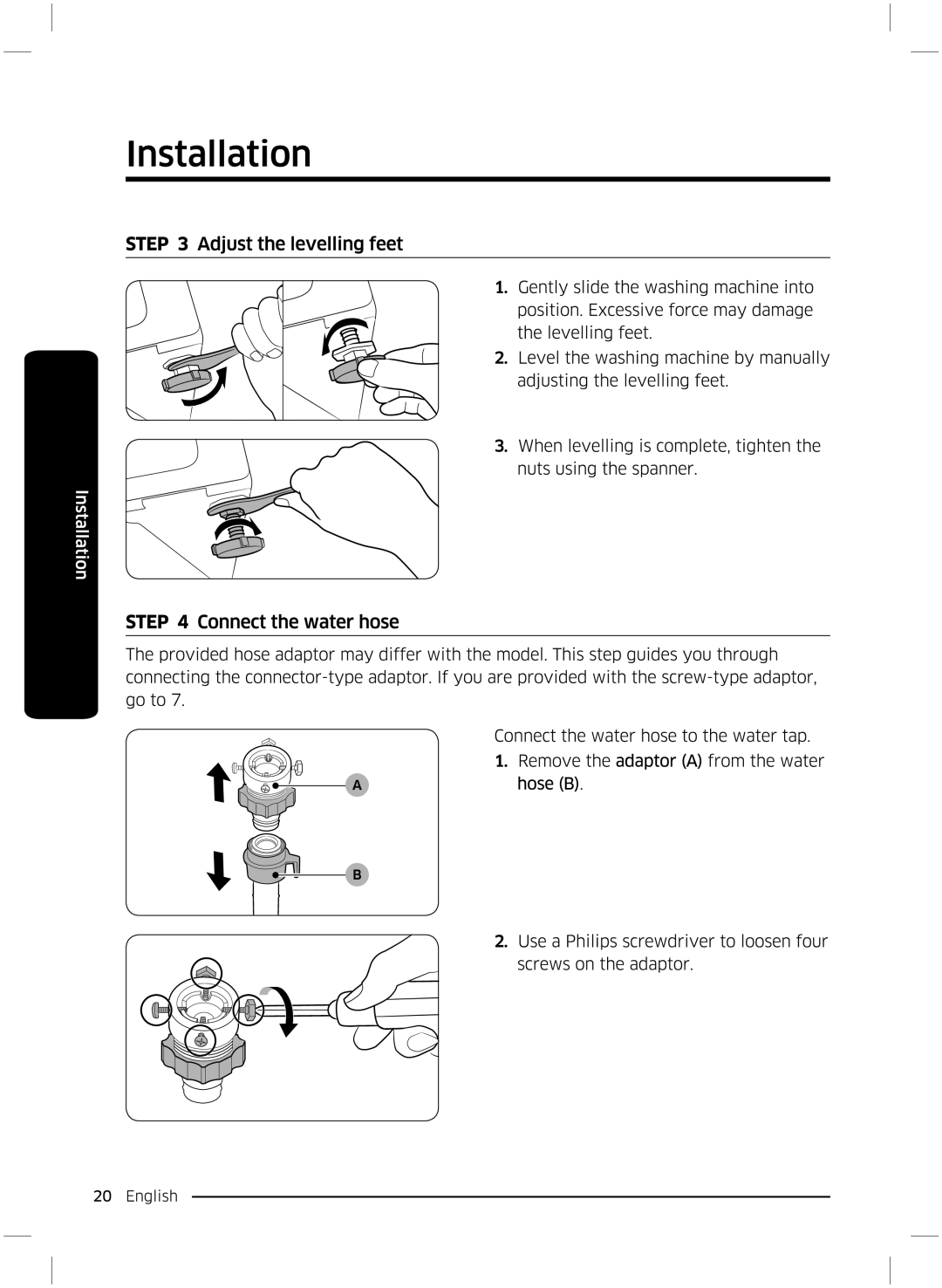 Samsung WW70K5210UX/LE, WW70K5210UW/LE manual 