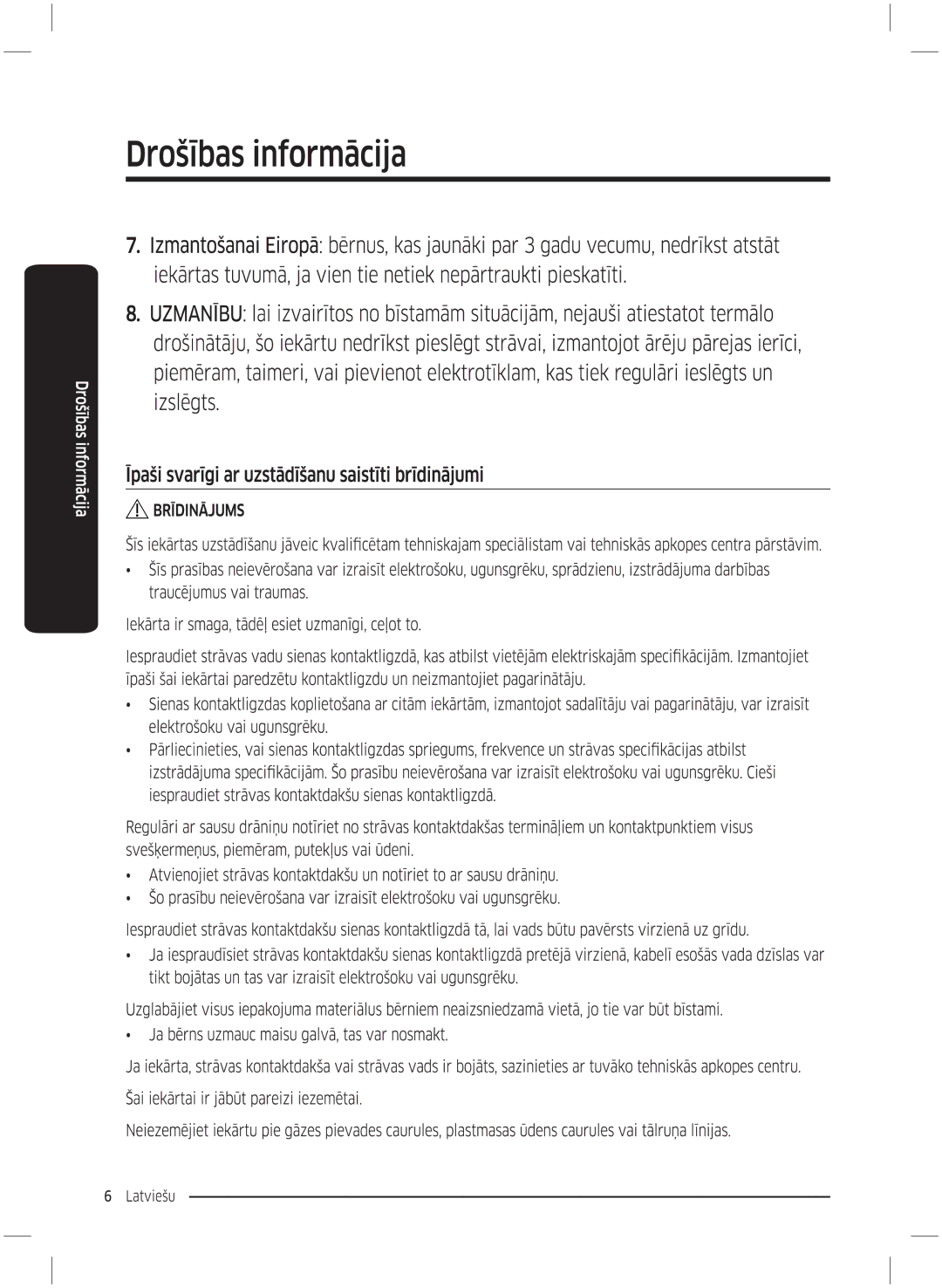 Samsung WW70K5210UX/LE, WW70K5210UW/LE manual 