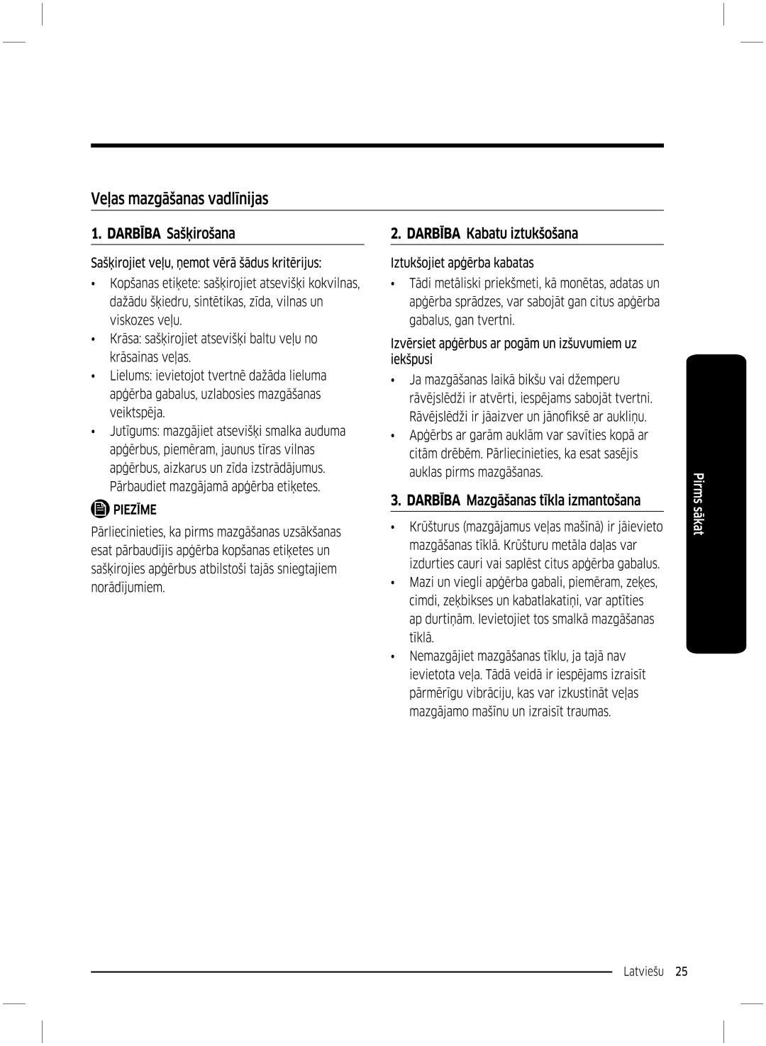 Samsung WW70K5210UW/LE, WW70K5210UX/LE manual 