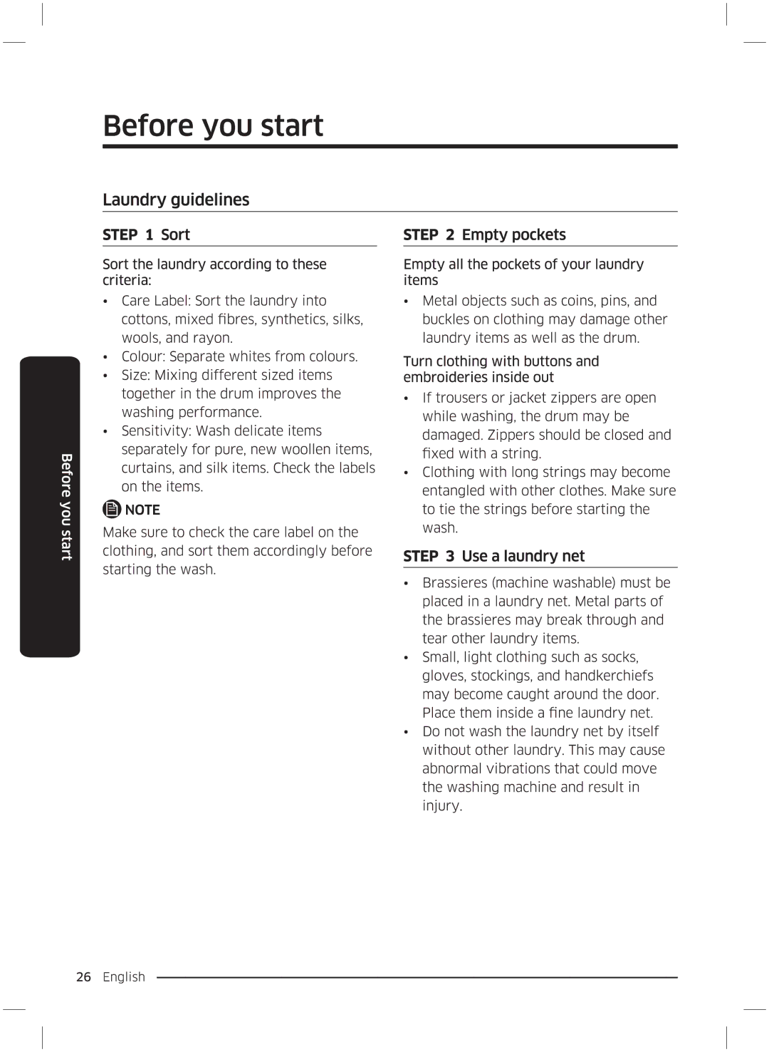 Samsung WW70K5210UX/LE, WW70K5210UW/LE manual 