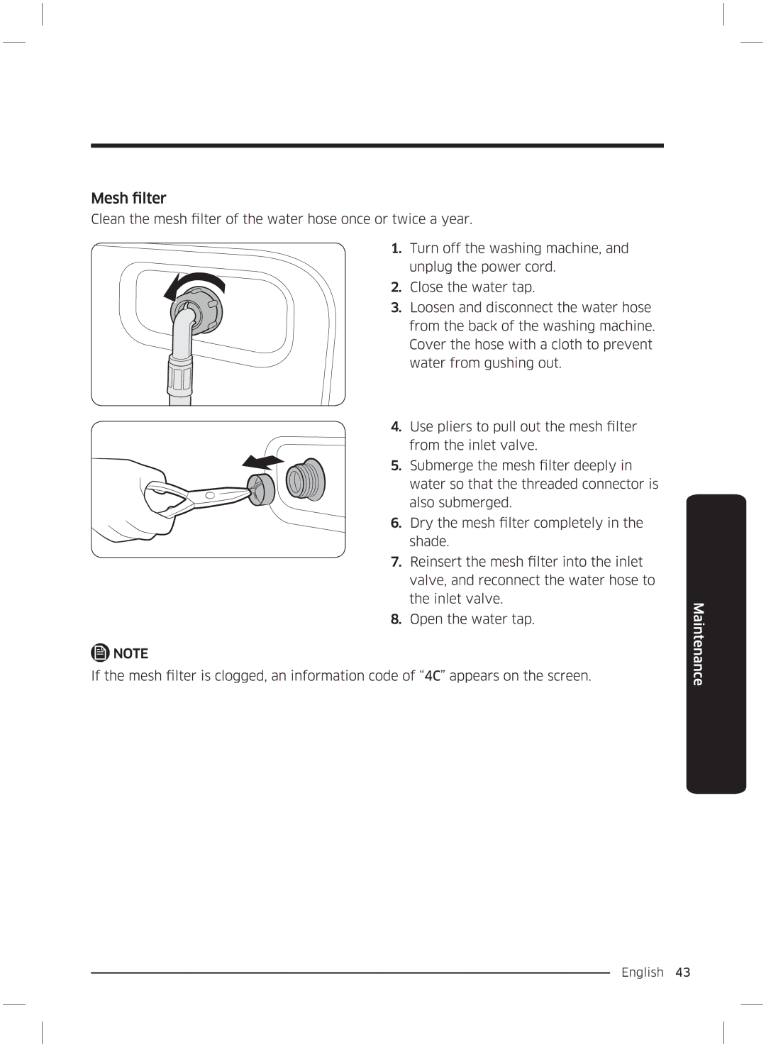 Samsung WW70K5210UW/LE, WW70K5210UX/LE manual 