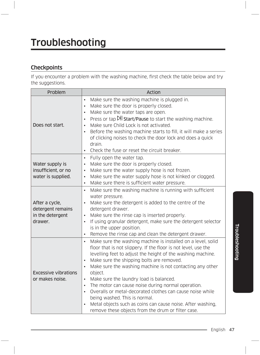 Samsung WW70K5210UW/LE, WW70K5210UX/LE manual 