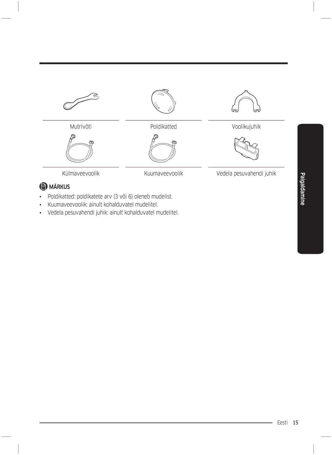 Samsung WW70K5210UW/LE, WW70K5210UX/LE manual 