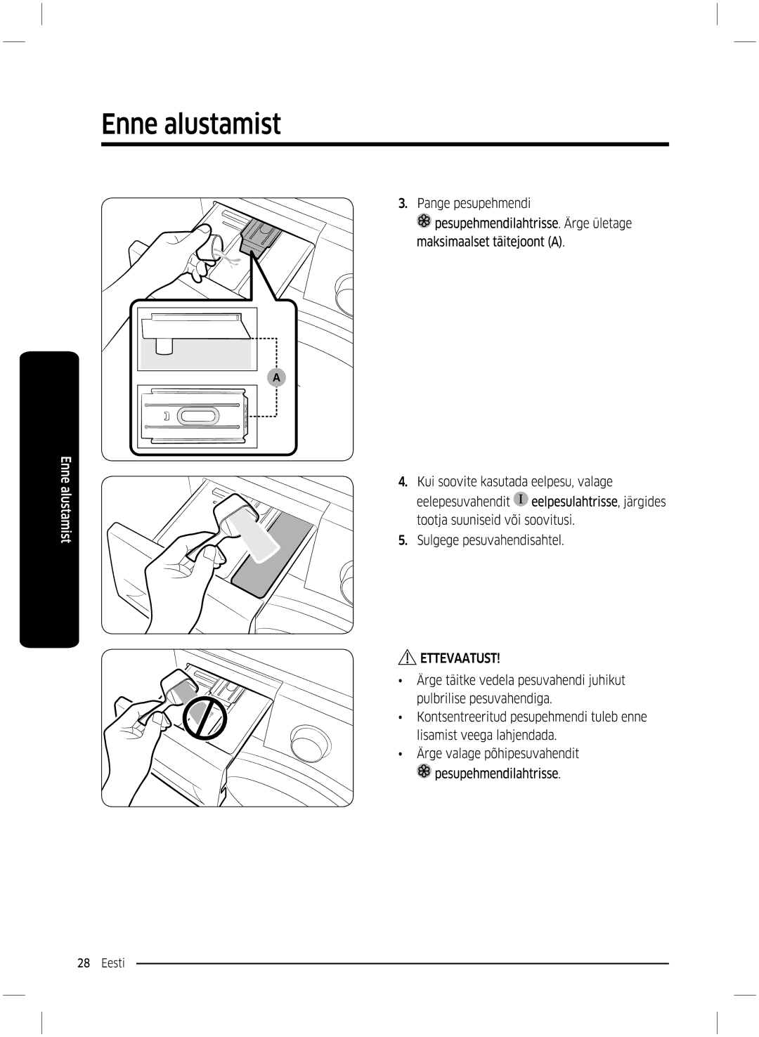 Samsung WW70K5210UX/LE, WW70K5210UW/LE manual 