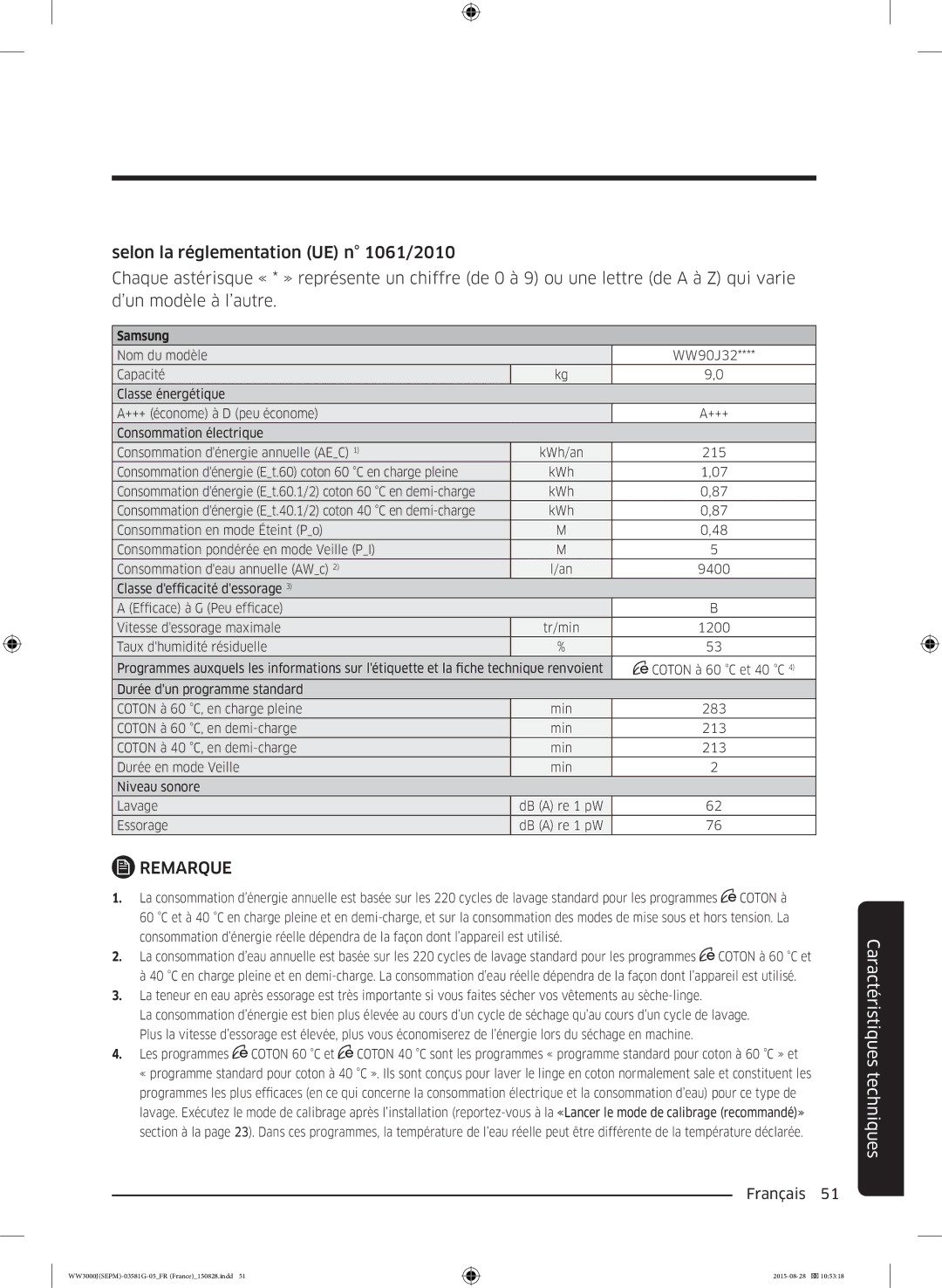 Samsung WW80J3483KW/EF, WW80J3467KW/EF, WW80J3283KW/EF, WW70J3467KW1EF, WW60J3283LW/EF, WW70J3483KW1EF, WW70J3283KW1EF Samsung 