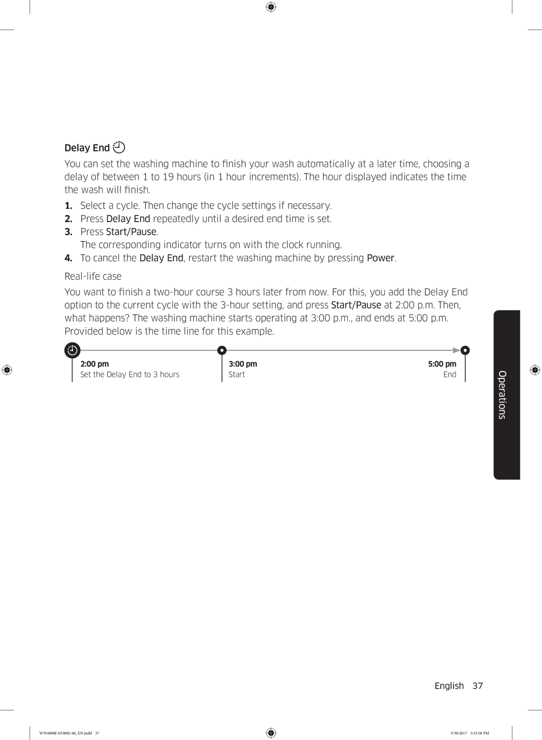 Samsung WW80J6403EW/EN, WW80J6400CW/EG, WW80J6400CW/EN, WW81J6400CW/EN, WW91J6400CW/EN manual 200 pm 300 pm 