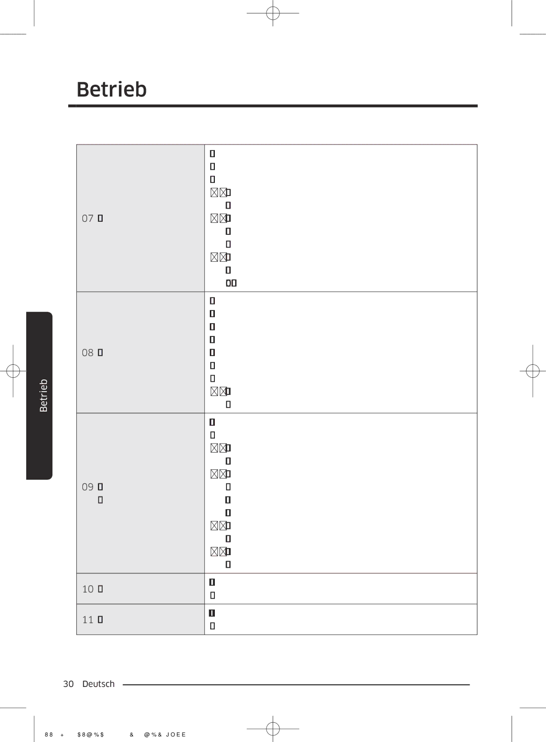 Samsung WW80J6600CW/EG manual Drücken Sie, um die Funktion Flecken Intensiv zu 