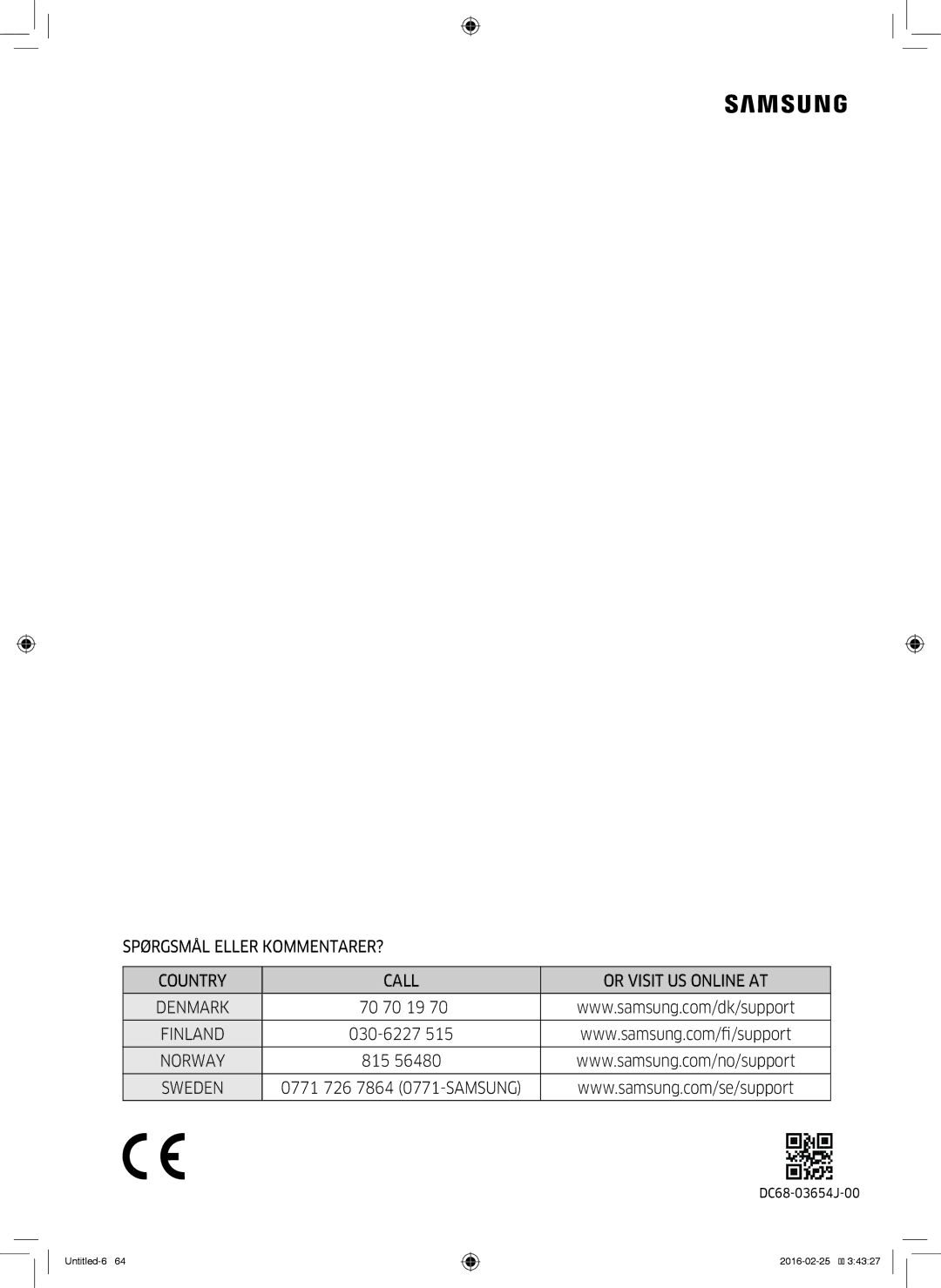 Samsung WW80K5400UW/EE, WW80K5400WW/EE, WW90K5400WW/EE, WW70K5400UW/EE manual 70 70 19 