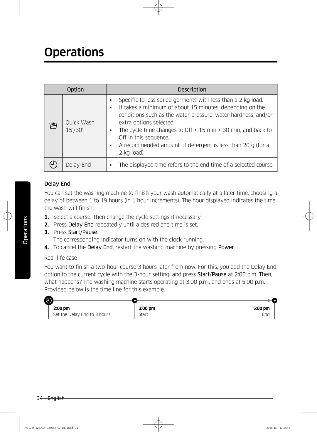 Samsung WW85J5260GS/YL manual 200 pm 300 pm 