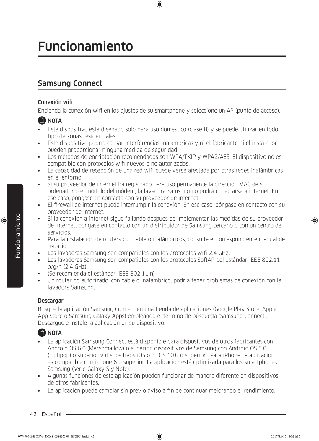 Samsung WW90M645OPW/EC, WW80M645OPW/EC manual Samsung Connect 