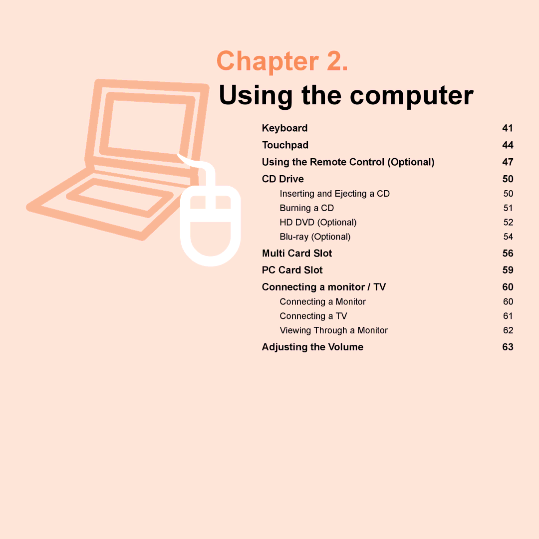 Samsung X65 manual Chapter 