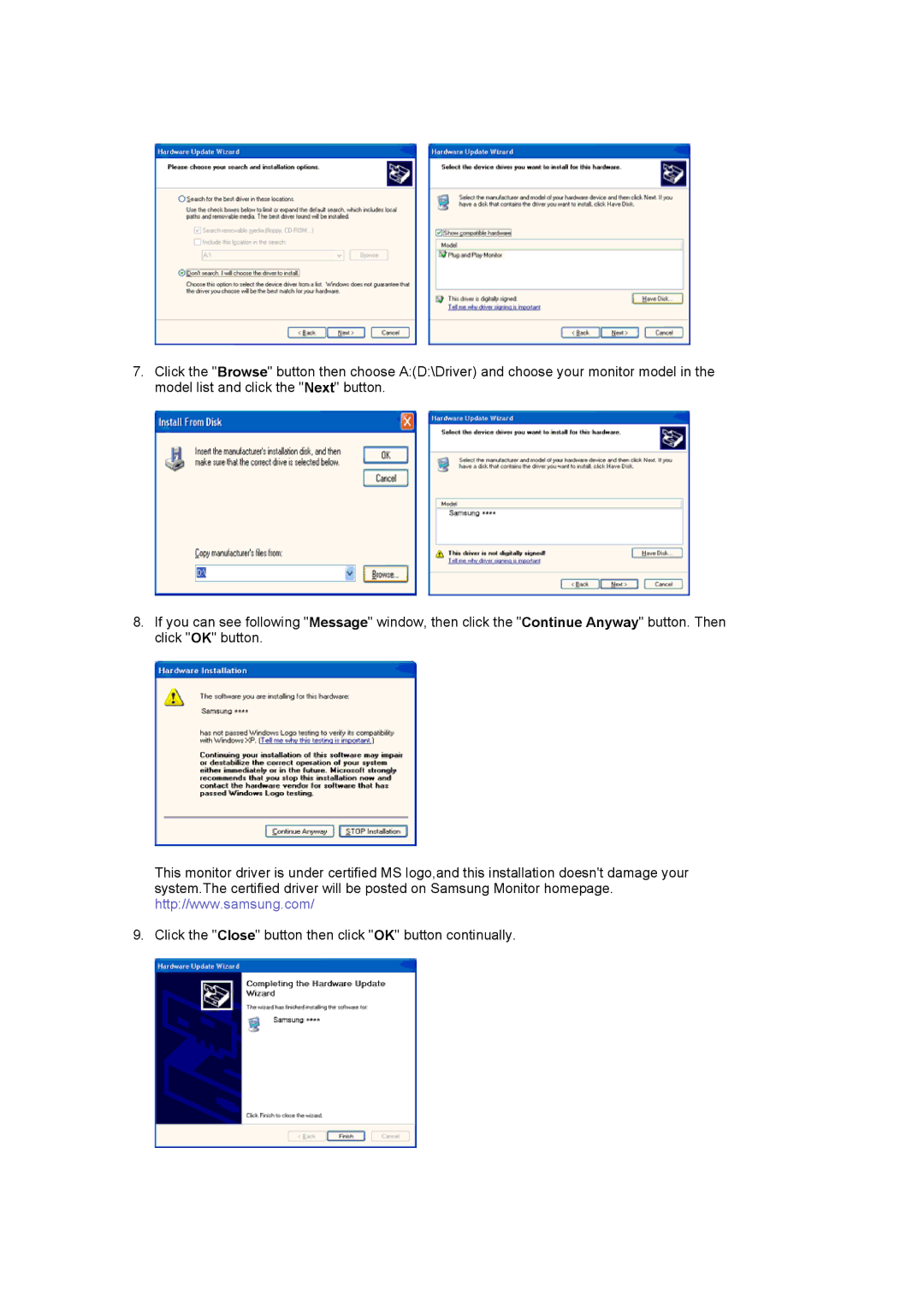 Samsung XL20 manual 