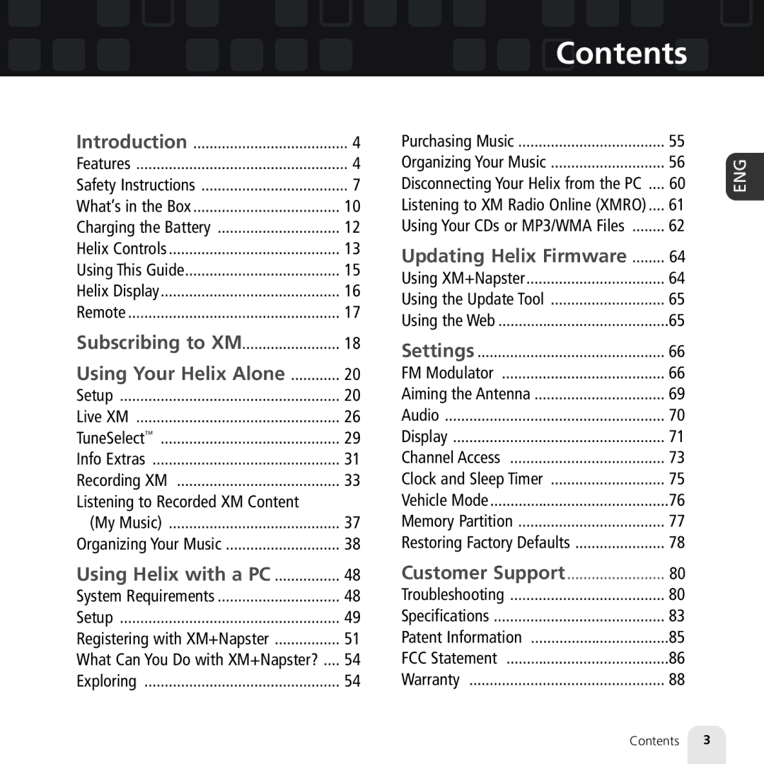 Samsung XM2go manual Contents 