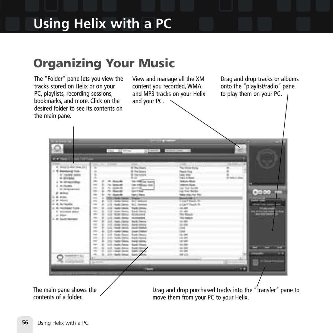 Samsung XM2go manual Organizing Your Music 