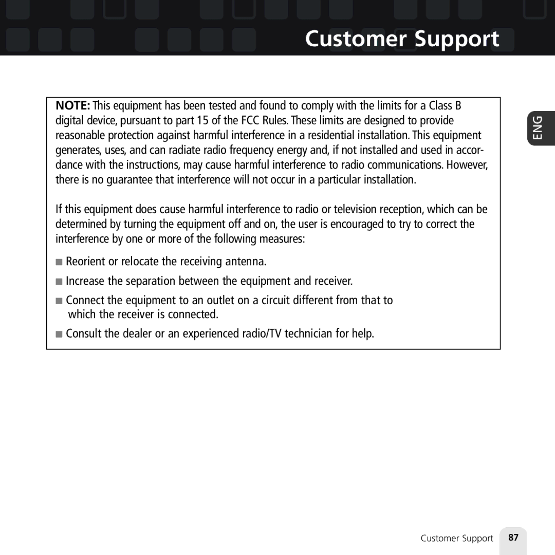 Samsung XM2go manual Customer Support 