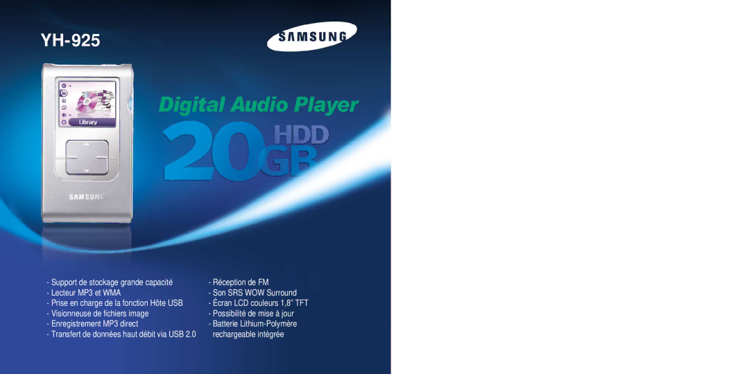 Samsung YH-925GS/ELS manual 