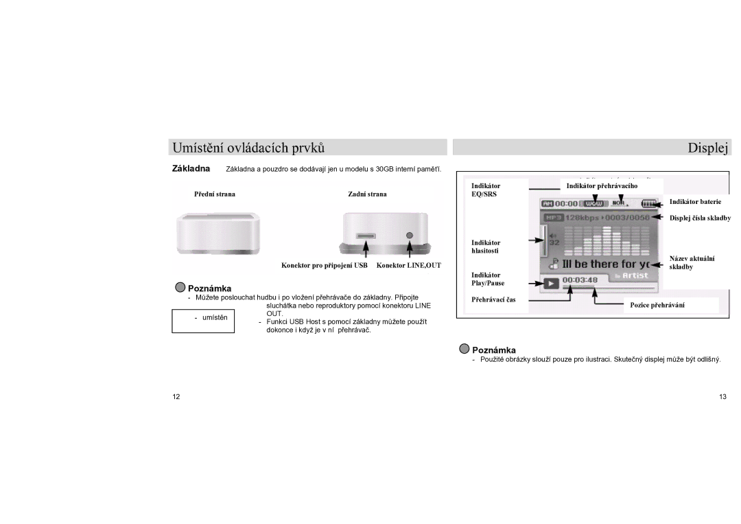 Samsung YH-J70LB/ELS, YH-J70SB/ELS manual Displej 