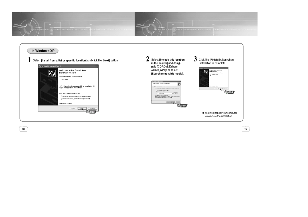 Samsung AH68-01510S, YP-780, 20051027153106109 manual Windows XP 