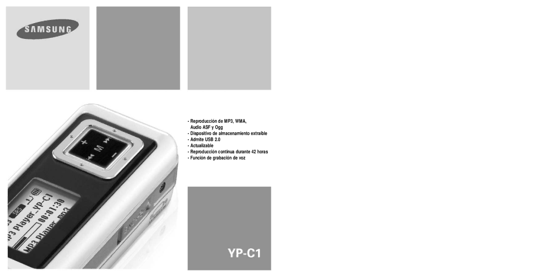 Samsung YP-C1Z/ELS, YP-C1XBL/ELS, YP-C1X/ELS manual 