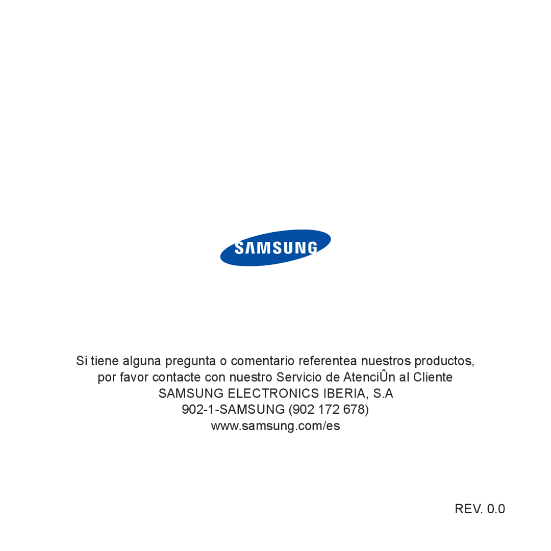 Samsung YP-CP3AB/CHN, YP-CP3AB/EDC manual Samsung 902 172 REV 