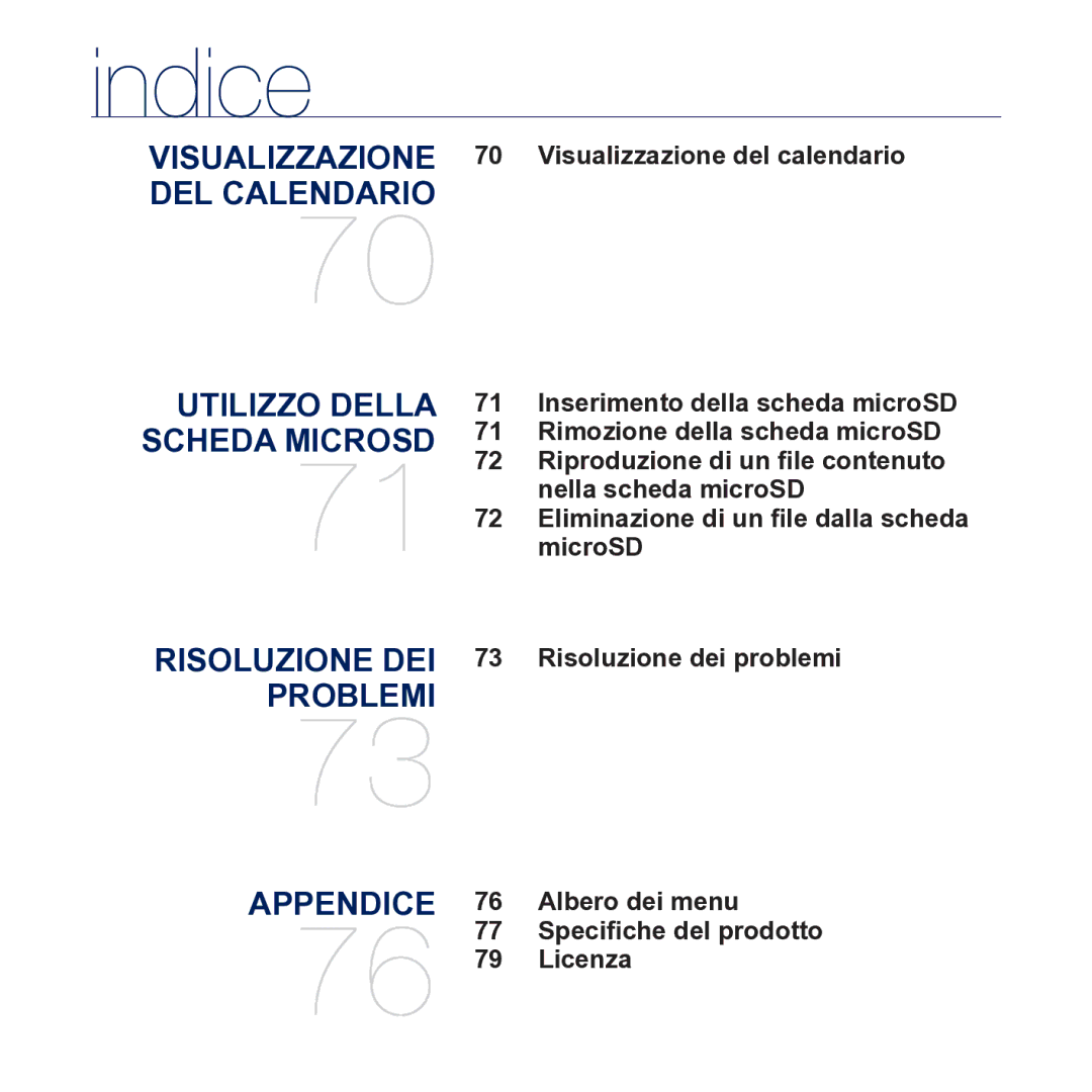 Samsung YP-CP3AB/EDC manual Visualizzazione 