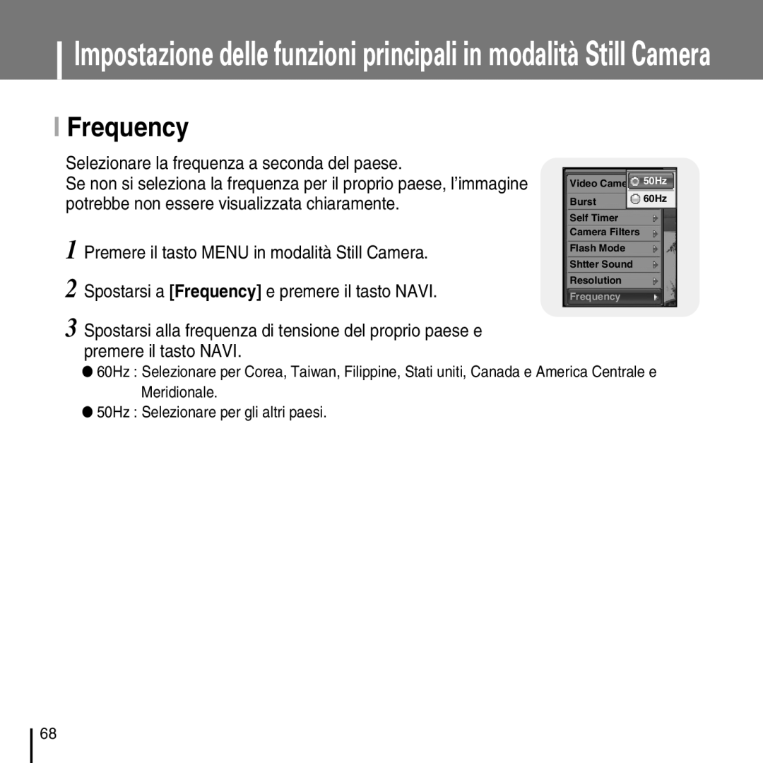 Samsung YP-D1Q/ELS, YP-D1ZW/ELS manual Frequency 