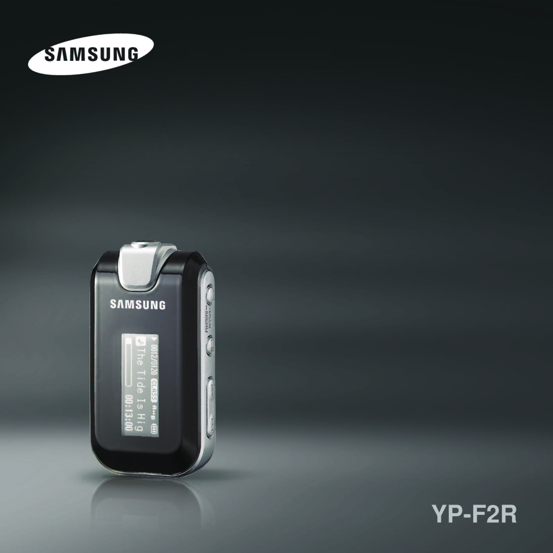 Samsung YP-F2RQB/XEF, YP-F2RZB/ELS, YP-F2RZW/ELS, YP-F2RZW/XEF, YP-F2RQB/ELS, YP-F2XB/ELS, YP-F2RQB/XET, YP-F2RZW/XET manual 