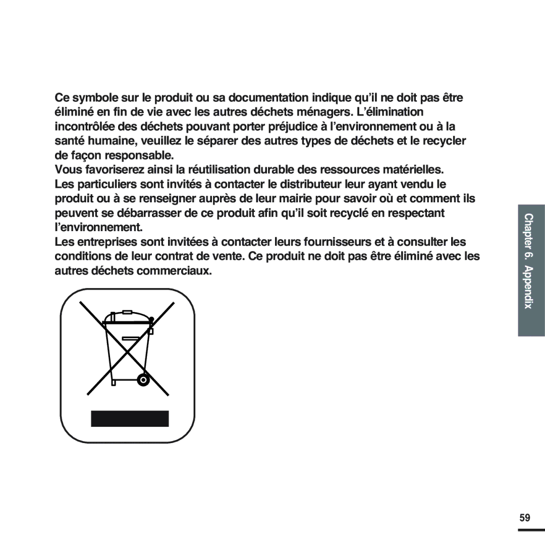 Samsung YP-F2RQB/ELS, YP-F2RZB/ELS, YP-F2RQB/XEF, YP-F2RZW/ELS, YP-F2RZW/XEF manual Appendix 