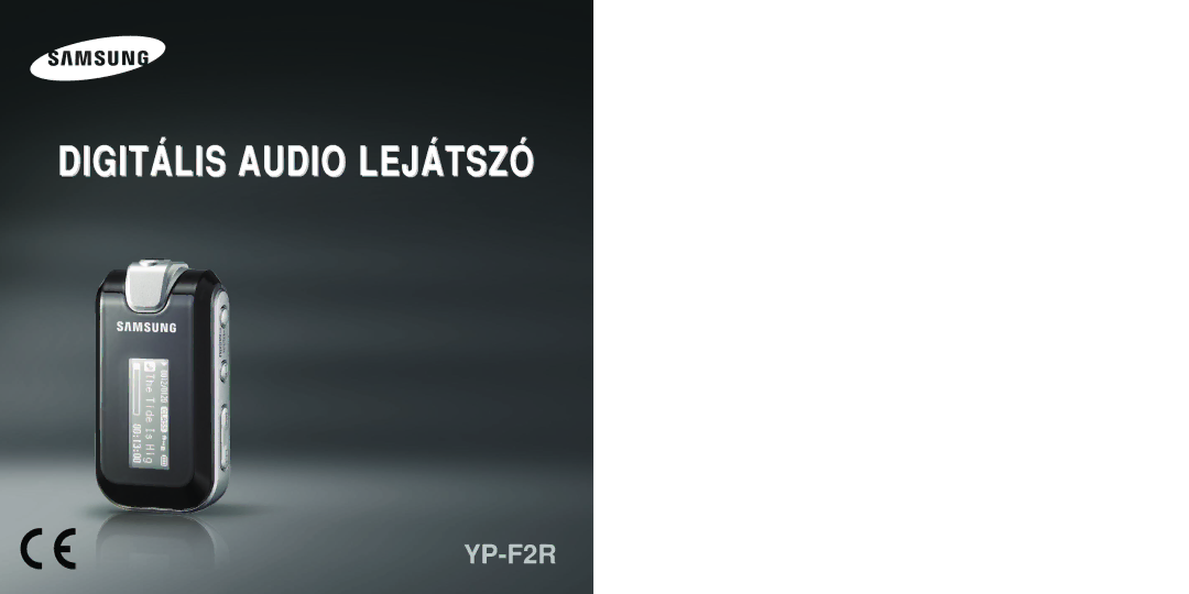 Samsung YP-F2RQB/XET, YP-F2RZW/ELS, YP-F2RZW/XET, YP-F2RXB/ELS, YP-F2RQB/XEH, YP-F2RZW/XEH manual Digitális Audio Lejátszó 