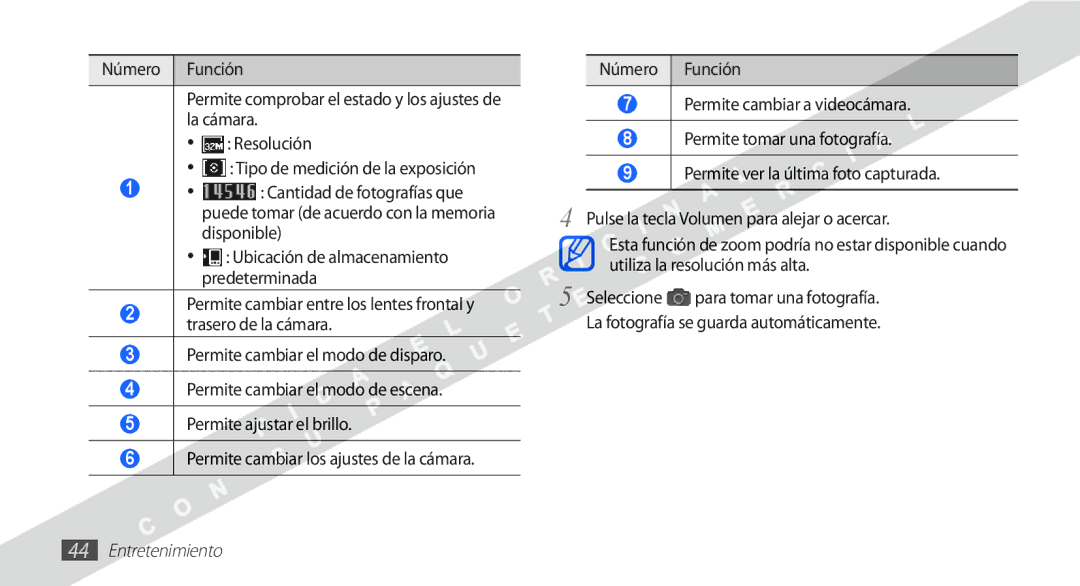 Samsung YP-G1CW/XEE manual Ubicación de almacenamiento predeterminada 