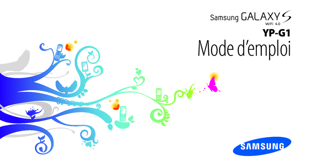 Samsung YP-G1EW/XEF, YP-G1CW/XEF manual Mode d’emploi 