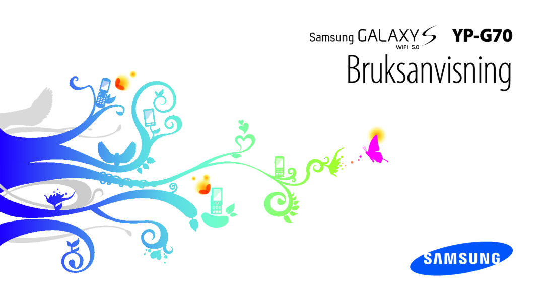 Samsung YP-G70CW/NEE manual Bruksanvisning 