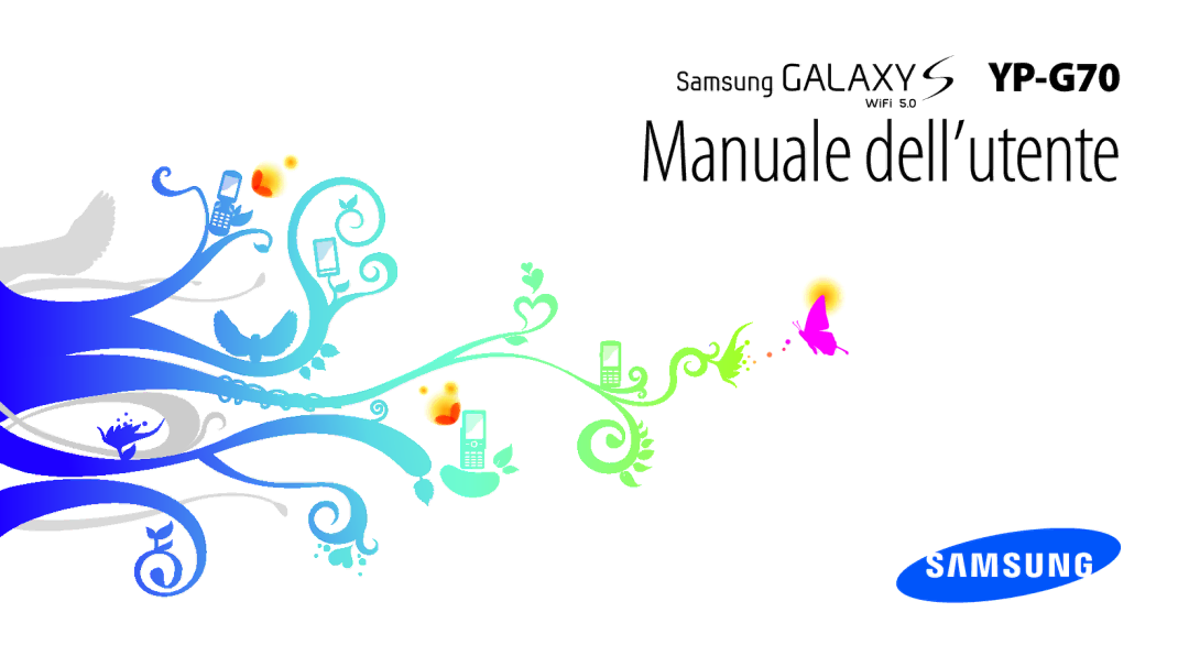 Samsung YP-G70CB/XET, YP-G70CW/XET manual Manuale dell’utente 