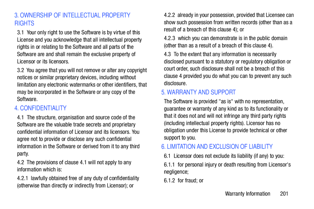 Samsung YP-GI1CB user manual Software, Disclosure, 201 